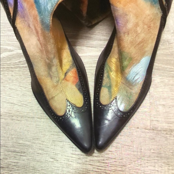 ‼️SOLD‼️Marino Fabiani Italy Hand Painted Boots - Picture 4 of 11